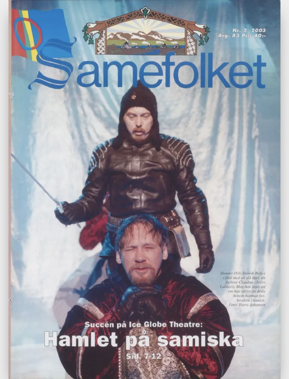 Omslag Samefolket nummer 2 2003